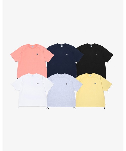 KEBOZ(ケボズ)の「EFG WAPPEN DRAWSTRING S/S TEE(Tシャツ/カットソー・メンズ・ネイビー/ピンク/ホワイト/ライトイエロー/アッシュグレー/ブラック・XL/L/M/S/2XL)」の11枚目の写真