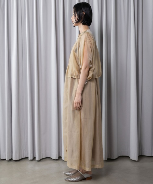 MARECHAL TERRE(マルシャルテル)の「シアーブルゾン(その他アウター・レディース・チャコールグレー/グレー/アイボリー/ベージュ・MEDIUM)」の8枚目の写真