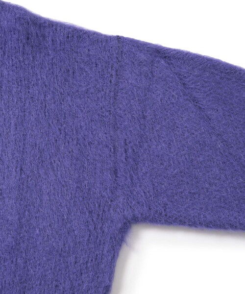 ADAM ET ROPE'(アダムエロペ)の「【BONSAI/ボンサイ】MOHAIR KNIT CREWNECK(ニット/セーター・メンズ・ブルー/パープル・M/S)」の12枚目の写真