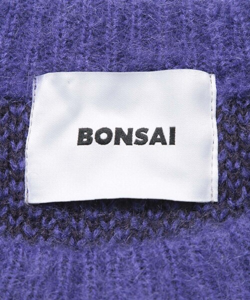 ADAM ET ROPE'(アダムエロペ)の「【BONSAI/ボンサイ】MOHAIR KNIT CREWNECK(ニット/セーター・メンズ・ブルー/パープル・M/S)」の9枚目の写真