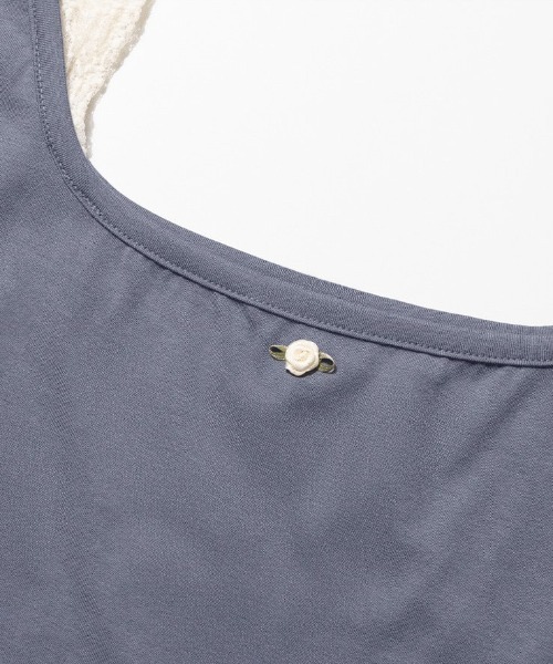 FANCY CLUB（ファンシークラブ）の「A'GEM/9 × .kom 『FANCY CLUB/ファンシークラブ』 LACE SQUARE NECK TOP/レーススクエアネックトップス（その他トップス・レディース・ブラック/ブルー・FREE）」の20枚目の写真