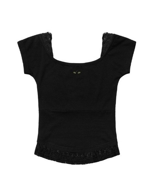 FANCY CLUB（ファンシークラブ）の「A'GEM/9 × .kom 『FANCY CLUB/ファンシークラブ』 LACE SQUARE NECK TOP/レーススクエアネックトップス（その他トップス・レディース・ブラック/ブルー・FREE）」の14枚目の写真
