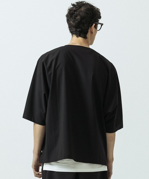 SLICK（スリック）の「【SLICK/スリック】T/R Stretch Dolmansleeve Cardigan/T/Rストレッチドルマンスリーブカーディガン/セットアップ（カーディガン/ボレロ・メンズ・ブラック/チャコールグレー・1/2/3）」の10枚目の写真
