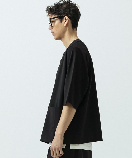 SLICK（スリック）の「【SLICK/スリック】T/R Stretch Dolmansleeve Cardigan/T/Rストレッチドルマンスリーブカーディガン/セットアップ（カーディガン/ボレロ・メンズ・ブラック/チャコールグレー・1/2/3）」の12枚目の写真