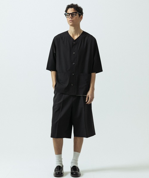 SLICK（スリック）の「【SLICK/スリック】T/R Stretch Dolmansleeve Cardigan/T/Rストレッチドルマンスリーブカーディガン/セットアップ（カーディガン/ボレロ・メンズ・ブラック/チャコールグレー・1/2/3）」の14枚目の写真