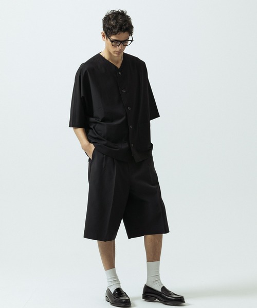 SLICK（スリック）の「【SLICK/スリック】T/R Stretch Dolmansleeve Cardigan/T/Rストレッチドルマンスリーブカーディガン/セットアップ（カーディガン/ボレロ・メンズ・ブラック/チャコールグレー・1/2/3）」の16枚目の写真