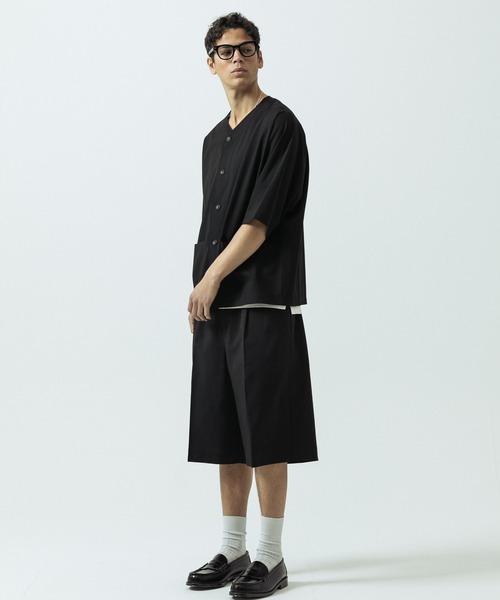 SLICK（スリック）の「【SLICK/スリック】T/R Stretch Dolmansleeve Cardigan/T/Rストレッチドルマンスリーブカーディガン/セットアップ（カーディガン/ボレロ・メンズ・ブラック/チャコールグレー・1/2/3）」の19枚目の写真