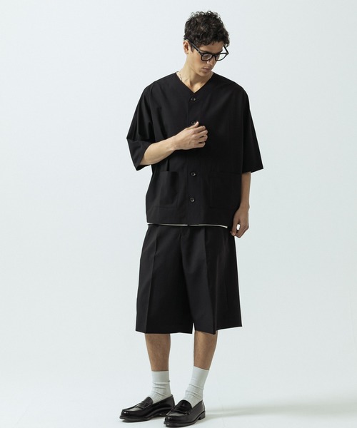 SLICK（スリック）の「【SLICK/スリック】T/R Stretch Dolmansleeve Cardigan/T/Rストレッチドルマンスリーブカーディガン/セットアップ（カーディガン/ボレロ・メンズ・ブラック/チャコールグレー・1/2/3）」の20枚目の写真