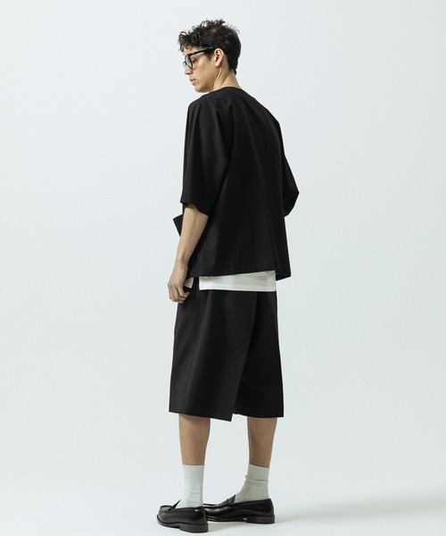 SLICK（スリック）の「【SLICK/スリック】T/R Stretch Dolmansleeve Cardigan/T/Rストレッチドルマンスリーブカーディガン/セットアップ（カーディガン/ボレロ・メンズ・ブラック/チャコールグレー・1/2/3）」の21枚目の写真