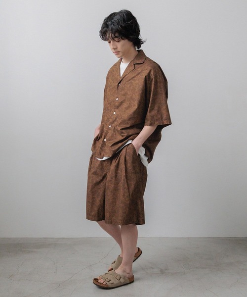LOWRYS FARM（ローリーズファーム）の「【LFM(U)】ペイズリーバルーンハーフパンツ　762159（その他パンツ・メンズ・チャコールグレー/ブラウン・LARGE/MEDIUM）」の4枚目の写真