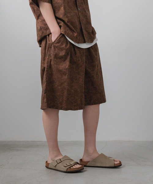 LOWRYS FARM（ローリーズファーム）の「【LFM(U)】ペイズリーバルーンハーフパンツ　762159（その他パンツ・メンズ・チャコールグレー/ブラウン・LARGE/MEDIUM）」の6枚目の写真