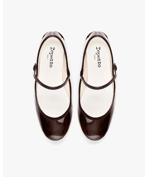 Repetto(レペット)の「Rose メリージェーン - ラバーソール - EUサイズ / V4207V(バレエシューズ・レディース・ダークブラウン・37/36.5/36/35.5/35/34/40/39/38.5/38/37.5)」の2枚目の写真