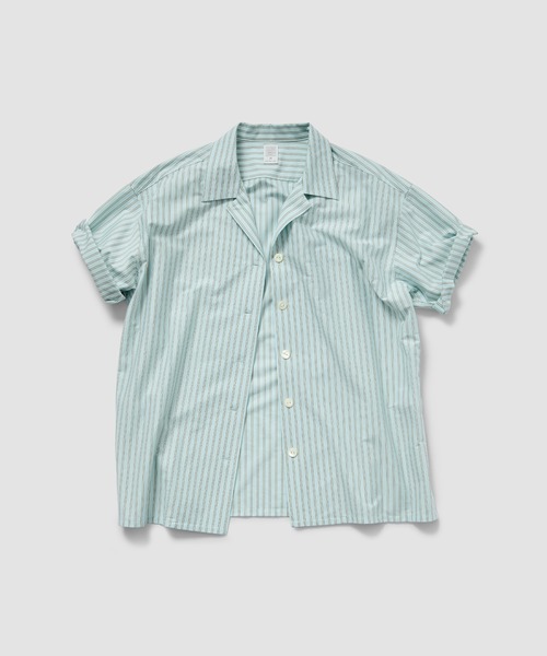 ESTNATION(エストネーション)の「GOOD PEOPLE GOOD STITCHING GOOD PRODUCT for ESTNATION / スーパーハイゲージ ストライプシャツ(シャツ/ブラウス・レディース・ライトブラウン/ライトグリーン・FREE)」の1枚目の写真