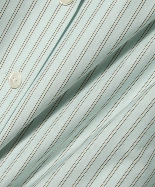 ESTNATION(エストネーション)の「GOOD PEOPLE GOOD STITCHING GOOD PRODUCT for ESTNATION / スーパーハイゲージ ストライプシャツ(シャツ/ブラウス・レディース・ライトブラウン/ライトグリーン・FREE)」の9枚目の写真