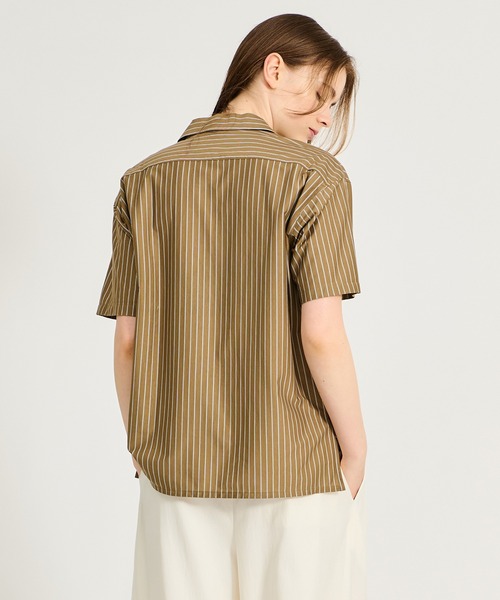 ESTNATION(エストネーション)の「GOOD PEOPLE GOOD STITCHING GOOD PRODUCT for ESTNATION / スーパーハイゲージ ストライプシャツ(シャツ/ブラウス・レディース・ライトブラウン/ライトグリーン・FREE)」の12枚目の写真