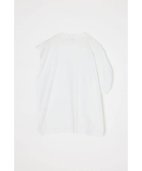 nagonstans(ナゴンスタンス)の「asymmetry twist t-shirt(Tシャツ/カットソー・レディース・ホワイト/ブラック・MEDIUM)」の3枚目の写真