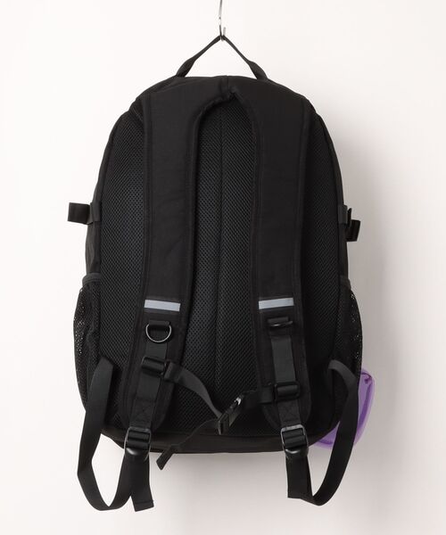 FILA(フィラ)の「【FILA/フィラ】【大容量29L A4サイズ対応】クリアポーチ付きバックパック 通勤・通学 PCポケット 部活 韓国ファッション ストリート(バックパック/リュック・メンズ・ブラック/パープル・FREE)」の20枚目の写真