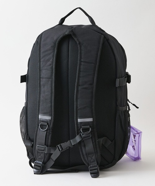 FILA(フィラ)の「【FILA/フィラ】【大容量29L A4サイズ対応】クリアポーチ付きバックパック 通勤・通学 PCポケット 部活 韓国ファッション ストリート(バックパック/リュック・メンズ・ブラック/パープル・FREE)」の17枚目の写真
