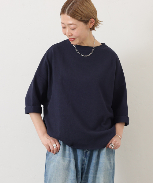 JOURNAL STANDARD LUXE(ジャーナルスタンダード ラックス)の「カノコ プルオーバー(Tシャツ/カットソー・レディース・アイボリー/ネイビー・FREE)」の2枚目の写真