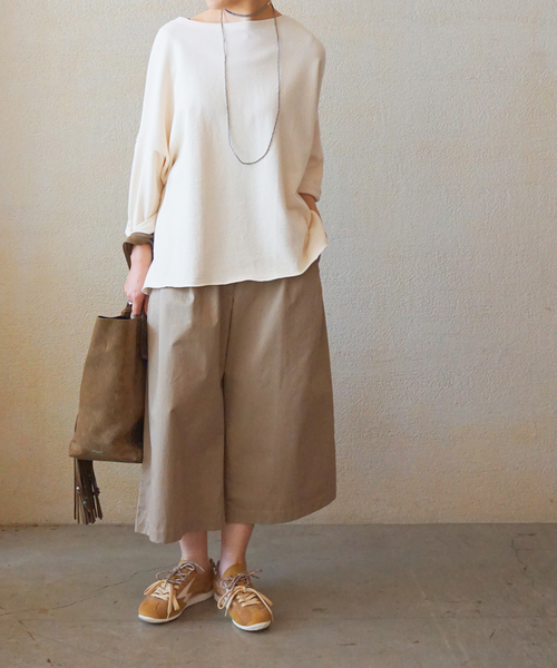 JOURNAL STANDARD LUXE(ジャーナルスタンダード ラックス)の「カノコ プルオーバー(Tシャツ/カットソー・レディース・アイボリー/ネイビー・FREE)」の5枚目の写真