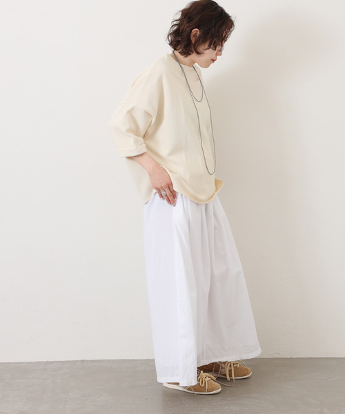 JOURNAL STANDARD LUXE(ジャーナルスタンダード ラックス)の「カノコ プルオーバー(Tシャツ/カットソー・レディース・アイボリー/ネイビー・FREE)」の7枚目の写真