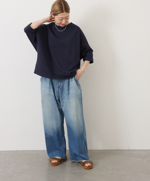 JOURNAL STANDARD LUXE(ジャーナルスタンダード ラックス)の「カノコ プルオーバー(Tシャツ/カットソー・レディース・アイボリー/ネイビー・FREE)」の9枚目の写真