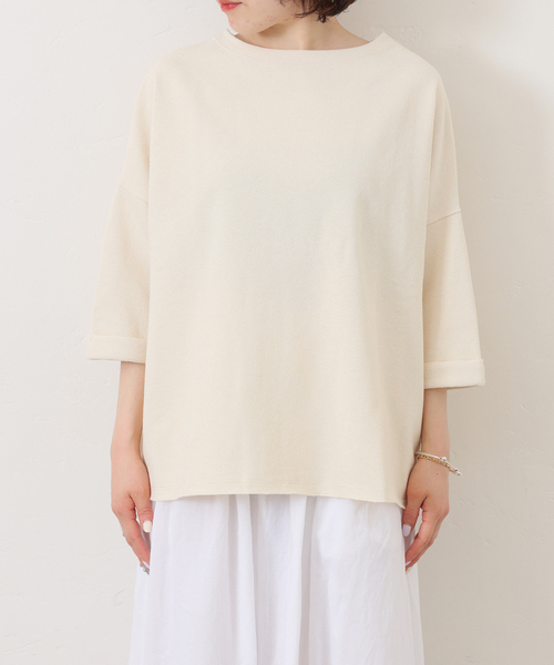 JOURNAL STANDARD LUXE(ジャーナルスタンダード ラックス)の「カノコ プルオーバー(Tシャツ/カットソー・レディース・アイボリー/ネイビー・FREE)」の12枚目の写真