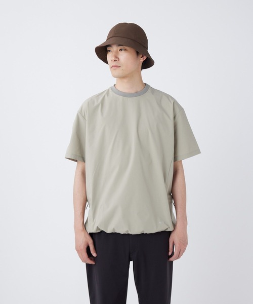 Snow Peak(スノーピーク)の「Snow Peak / ComfortFlex T-Shirt コンフォートフレックス T シャツ(Tシャツ/カットソー・メンズ・グレイッシュベージュ/ダークネイビー/ブラック・L/M/XL/S)」の1枚目の写真