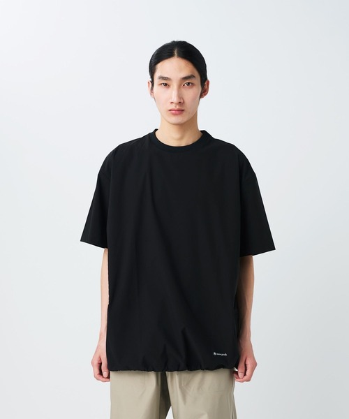 Snow Peak(スノーピーク)の「Snow Peak / ComfortFlex T-Shirt コンフォートフレックス T シャツ(Tシャツ/カットソー・メンズ・グレイッシュベージュ/ダークネイビー/ブラック・L/M/XL/S)」の2枚目の写真