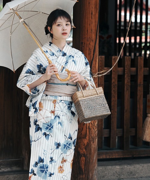 utatane(ウタタネ)の「2026新作 選べる浴衣3点セット utataneオリジナル(浴衣・レディース・ホワイト系4/ネイビー系1/ホワイト系6/パープル系1/ホワイト系2/レッド系2/ブルー系2/イエロー系1/ブルー系1/ブラウン系1/ネイビー系2/ブラック系6/ホワイト系5/イエロー系2/ブラック系3/グリーン系1/ブラック系1/ホワイト系3/ブラック系8/ブラック系5/レッド系1/ブラック系7/ブラック系4/ホワイト系1/ベージュ系1・FREE)」の19枚目の写真