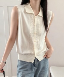 襟付きニット」に該当するベージュ系のファッション通販 - ZOZOTOWN