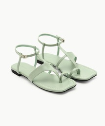 Square Panel Sandal 25268 Mint