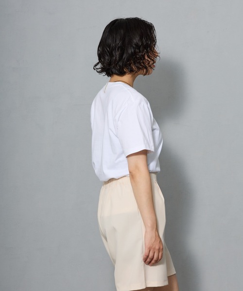 aremoi(アレモイ)の「リボンモチーフ ガールプリントTシャツ(Tシャツ/カットソー・レディース・ネイビー/ホワイト/グレー・SMALL/MEDIUM/LARGE)」の16枚目の写真