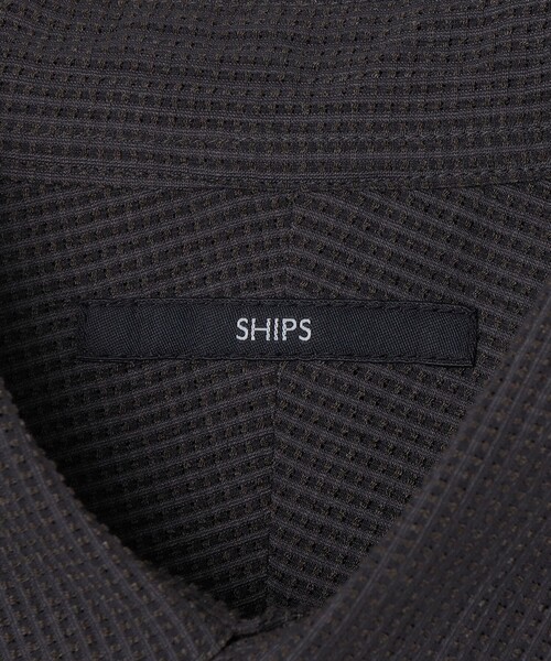 SHIPS（シップス）の「SHIPS: 3Dドット ロングスリーブ レギュラーカラー シャツ（シャツ/ブラウス・メンズ・ネイビー/ライトグレー/チャコールグレー・X-LARGE/LARGE/MEDIUM/SMALL）」の22枚目の写真