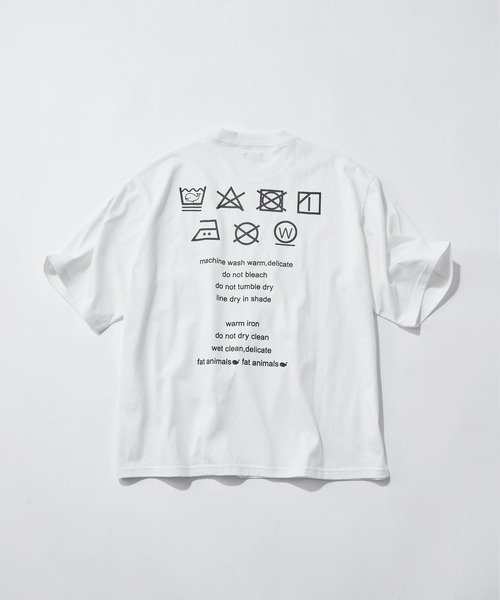 LAKOLE（ラコレ）の「クジラグラフィックT / 670701（Tシャツ/カットソー・メンズ・ホワイト/ブラック・MEDIUM/LARGE）」の3枚目の写真