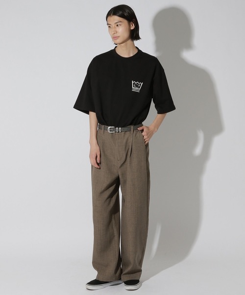 LAKOLE（ラコレ）の「クジラグラフィックT / 670701（Tシャツ/カットソー・メンズ・ホワイト/ブラック・MEDIUM/LARGE）」の10枚目の写真