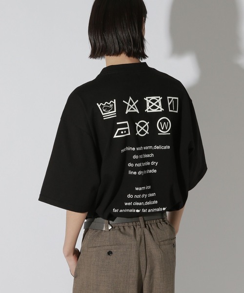 LAKOLE（ラコレ）の「クジラグラフィックT / 670701（Tシャツ/カットソー・メンズ・ホワイト/ブラック・MEDIUM/LARGE）」の15枚目の写真