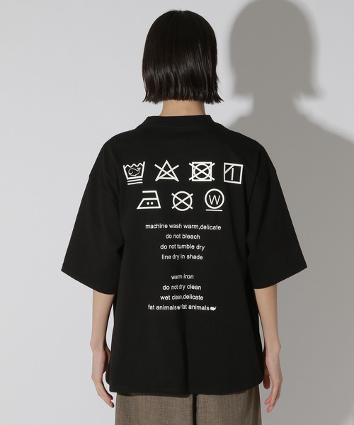 LAKOLE（ラコレ）の「クジラグラフィックT / 670701（Tシャツ/カットソー・メンズ・ホワイト/ブラック・MEDIUM/LARGE）」の18枚目の写真