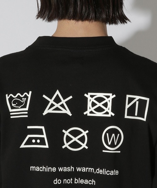 LAKOLE（ラコレ）の「クジラグラフィックT / 670701（Tシャツ/カットソー・メンズ・ホワイト/ブラック・MEDIUM/LARGE）」の19枚目の写真