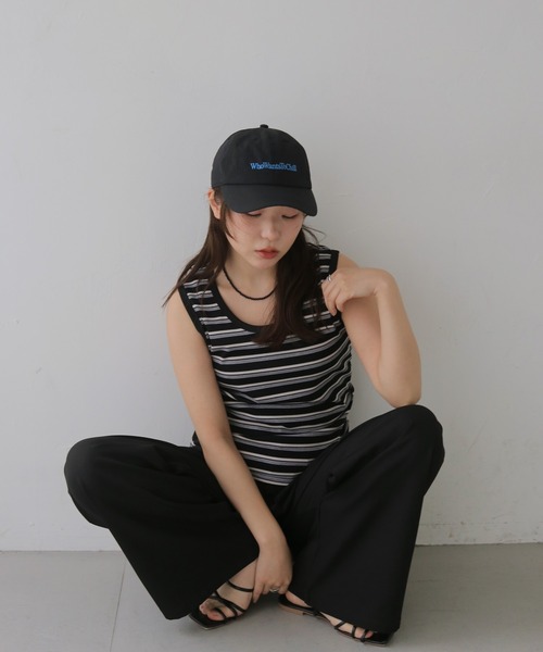 cheriella(シェリエラ)の「【cheriella】ボーダータンクトップ BORDER TANK TOP(タンクトップ・レディース・ブラック/ブルー・MEDIUM)」の21枚目の写真