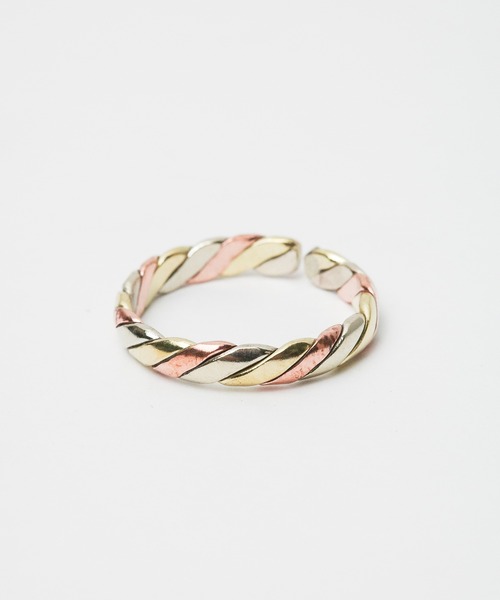 ARCHIVER(アーカイバ)の「【RES】【Comb Metal】spiral ring(リング・メンズ・ブラウン・19/16)」の2枚目の写真
