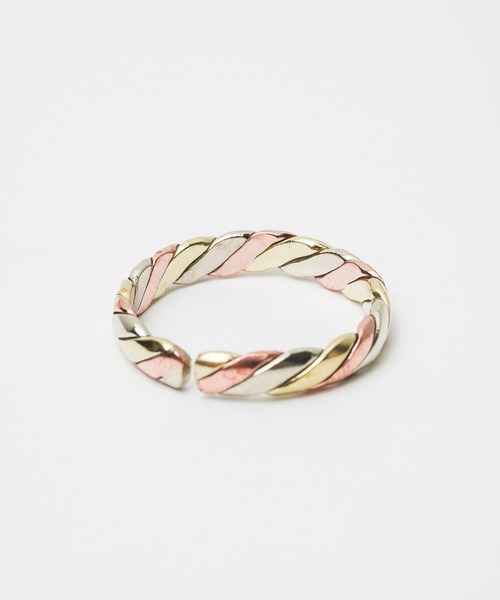 ARCHIVER(アーカイバ)の「【RES】【Comb Metal】spiral ring(リング・メンズ・ブラウン・19/16)」の3枚目の写真
