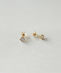 マルチカラー スナップ フープ ピアス | K10YG（ピアス（両耳用