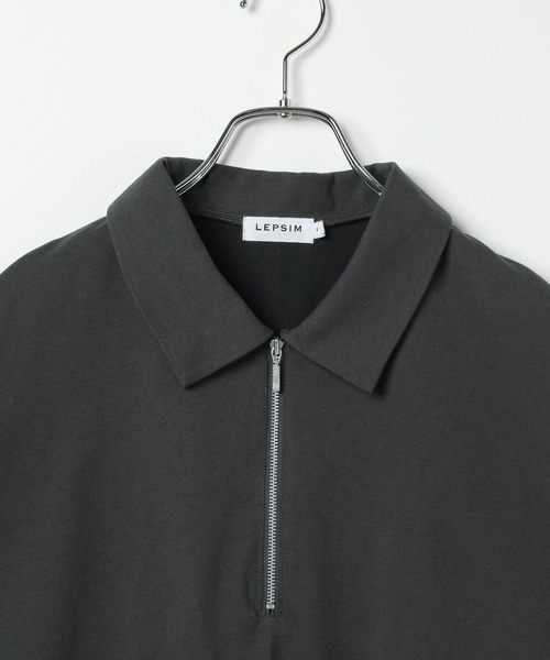 LEPSIM(レプシィム)の「レースドッキングZIPプルオーバー 771108(Tシャツ/カットソー・レディース・モカ/杢グレー/チャコールグレー/オフホワイト・FREE)」の7枚目の写真