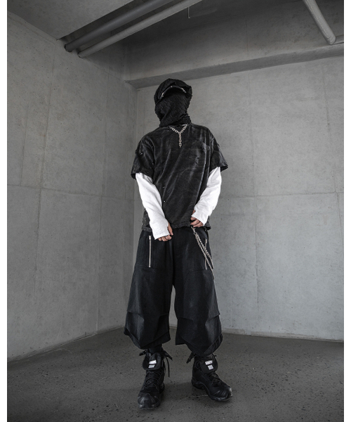 ROARINGRAD(ロアリングラド)の「26 パラシュートバミューダパンツ ブラック(その他パンツ・レディース・その他・MEDIUM/LARGE)」の2枚目の写真