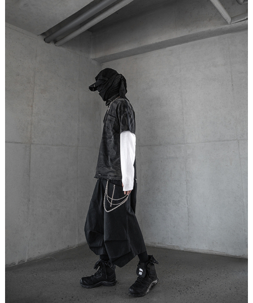 ROARINGRAD(ロアリングラド)の「26 パラシュートバミューダパンツ ブラック(その他パンツ・レディース・その他・MEDIUM/LARGE)」の8枚目の写真