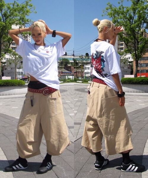 ROARINGRAD(ロアリングラド)の「26 パラシュートバミューダパンツ ブラック(その他パンツ・レディース・その他・MEDIUM/LARGE)」の10枚目の写真