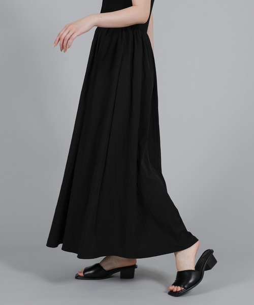 select MOCA Et(セレクトモカエト)の「【Et】Rib Knit Docking Onepiece(シャツワンピース・レディース・ベージュ/ブラック・FREE)」の13枚目の写真