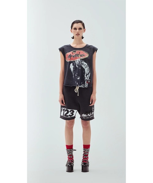 RRR-123(リヴィントンロイレビス)の「AMOR MUSCLE TEE(Tシャツ/カットソー・メンズ・ブラック系その他・L/M)」の6枚目の写真
