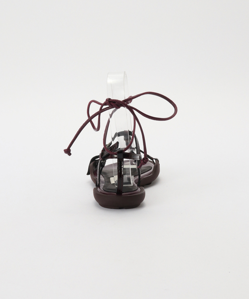 miista（ミスタ）の「Miista / ミスタ Raeny Burgundy Lace Up Sandals（サンダル・レディース・ボルドー・36）」の9枚目の写真